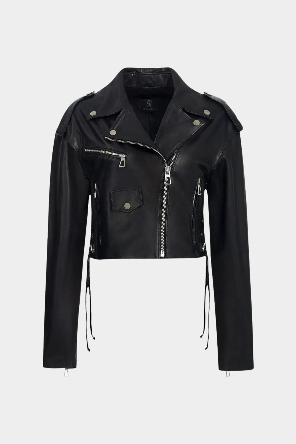 Lara Leather Moto Jacket