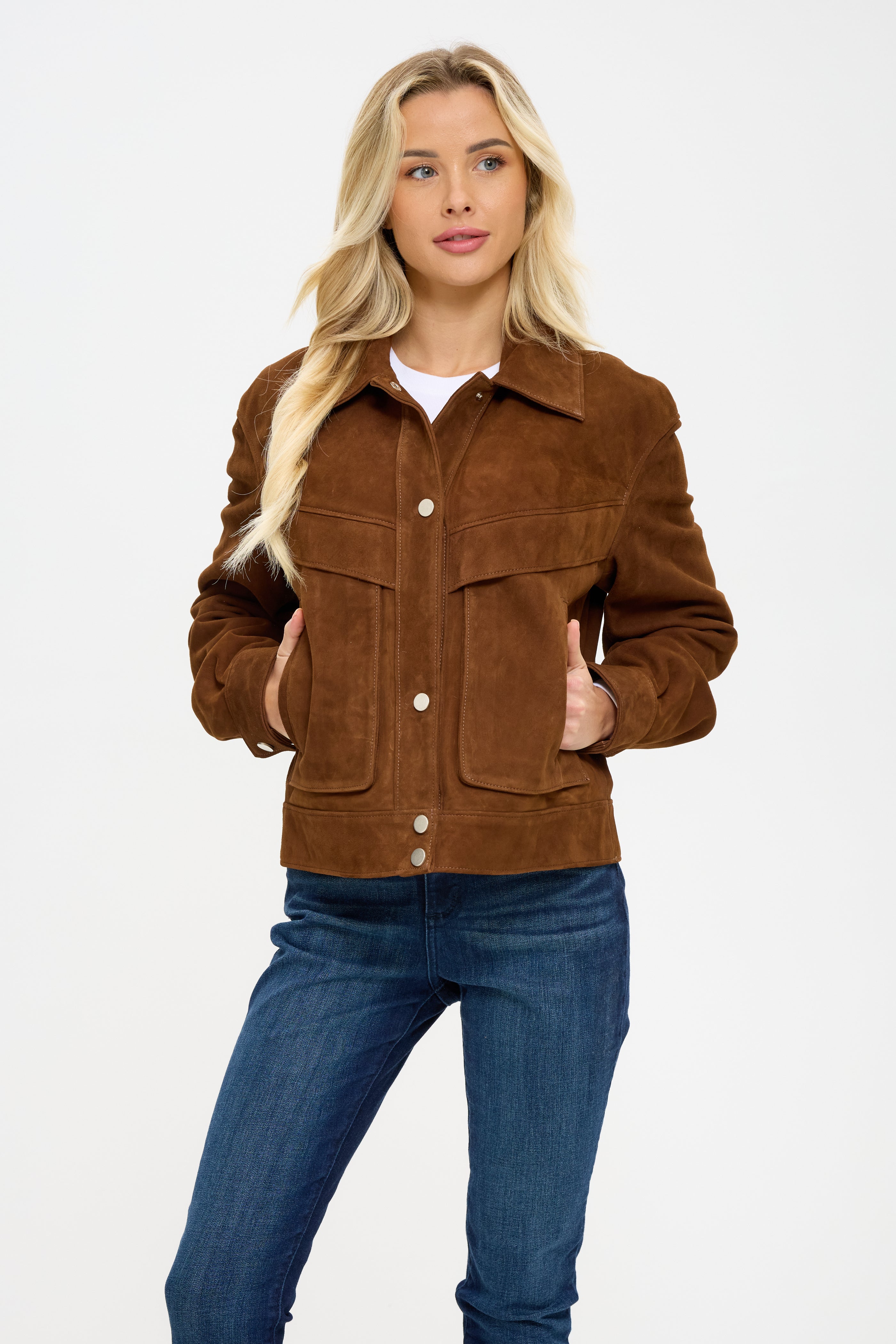 Noelia Suede Women Jacket