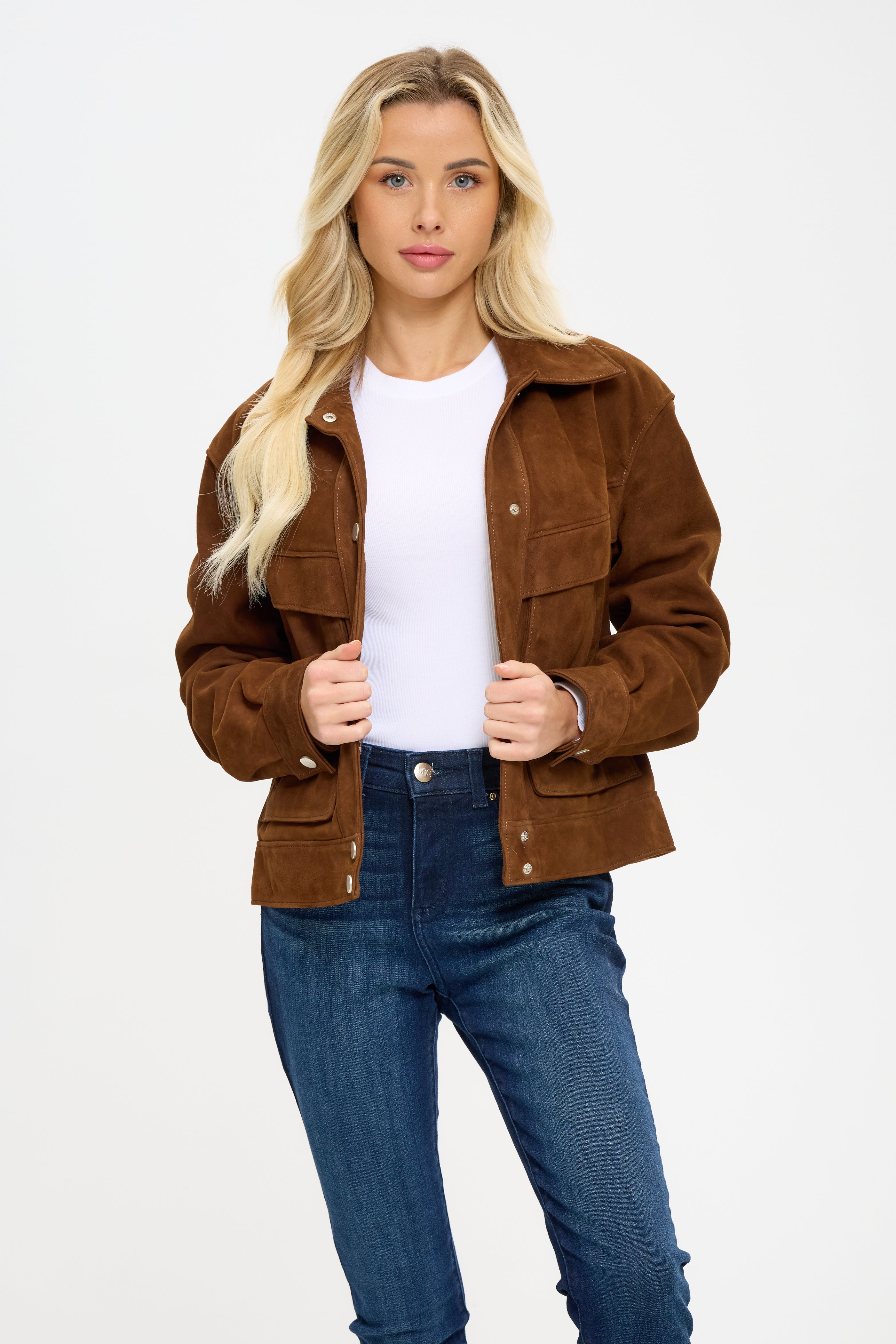 Noelia Suede Women Jacket