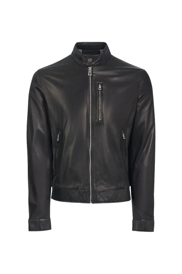 Pietro Leather Utility Jacket