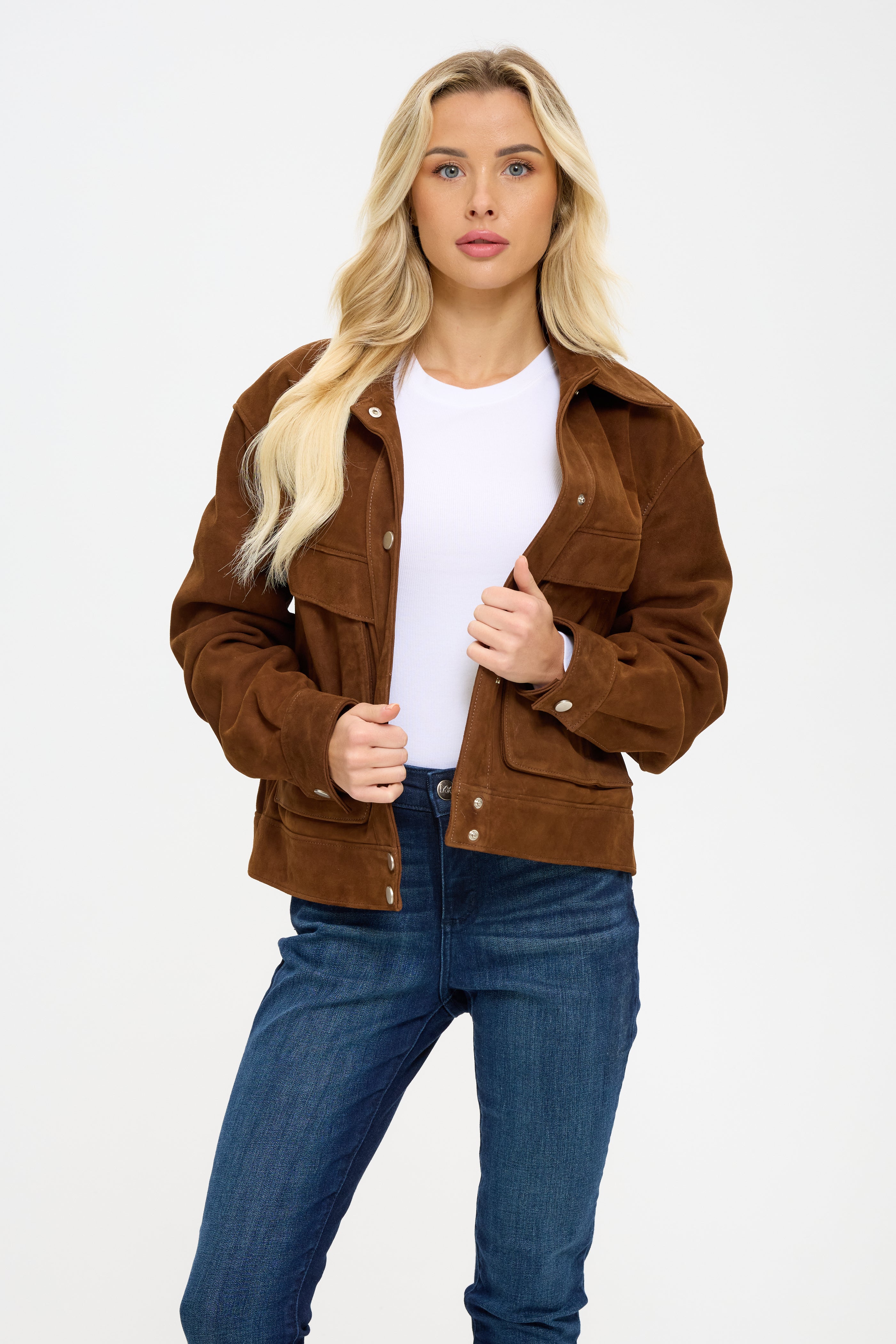 Noelia Suede Women Jacket