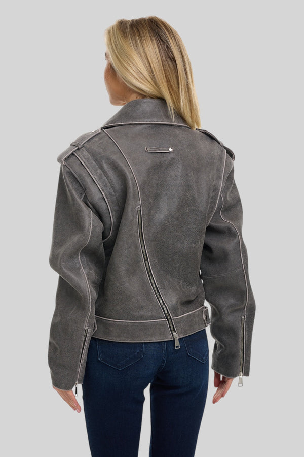 Gaia Leather Jacket