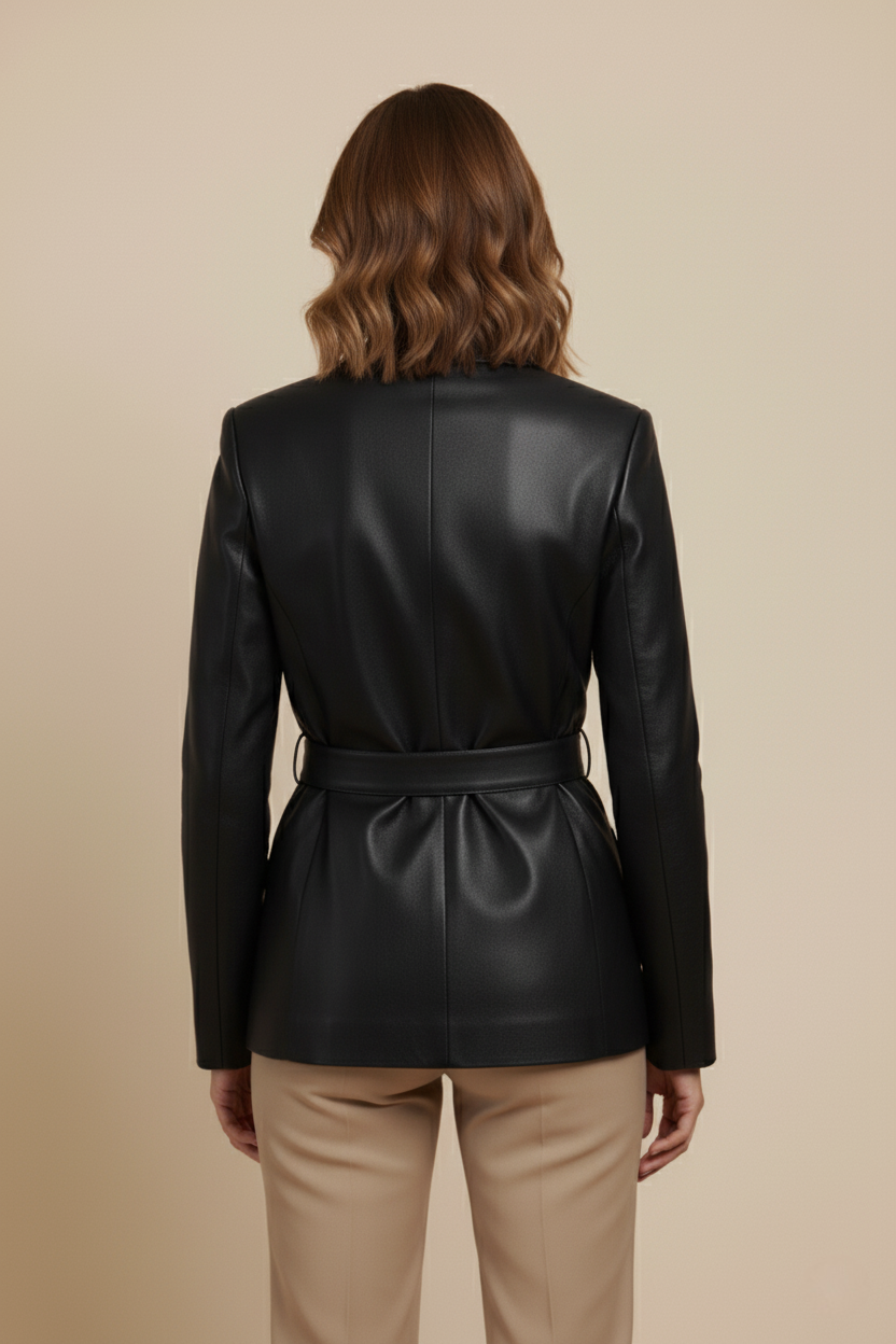 Léa Classic Leather Jacket
